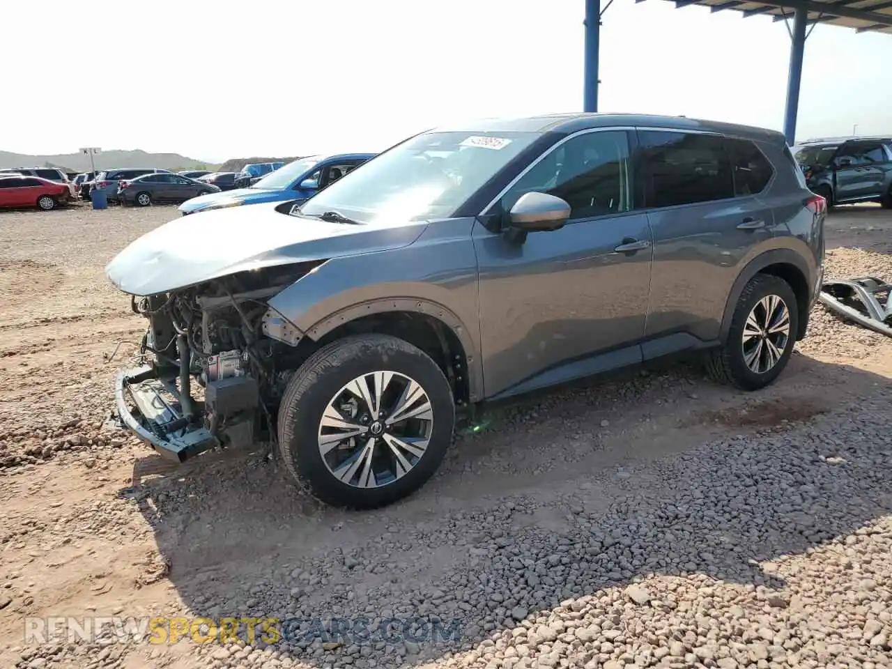 1 Photograph of a damaged car 5N1AT3BA3MC803100 NISSAN ROGUE 2021