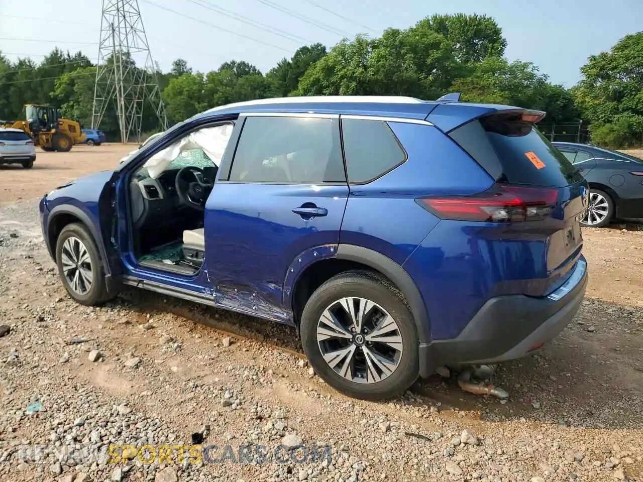 2 Photograph of a damaged car 5N1AT3BA3MC835738 NISSAN ROGUE 2021
