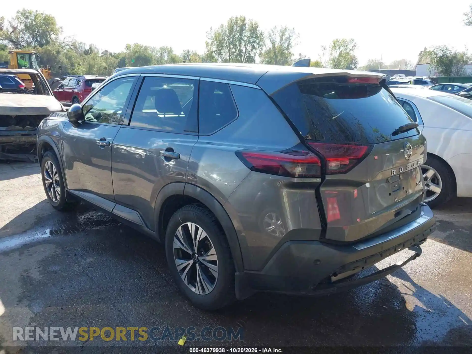 3 Photograph of a damaged car 5N1AT3BA4MC671142 NISSAN ROGUE 2021