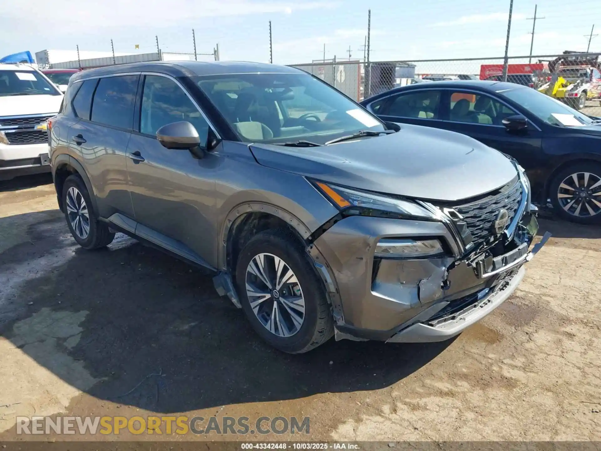 1 Photograph of a damaged car 5N1AT3BA4MC678639 NISSAN ROGUE 2021