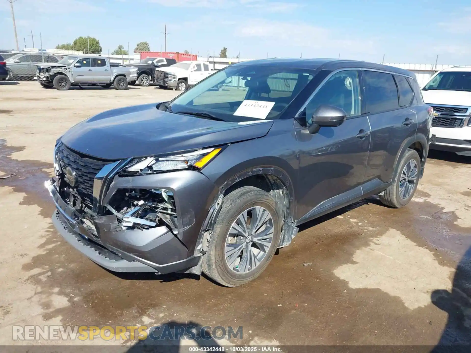 2 Photograph of a damaged car 5N1AT3BA4MC678639 NISSAN ROGUE 2021