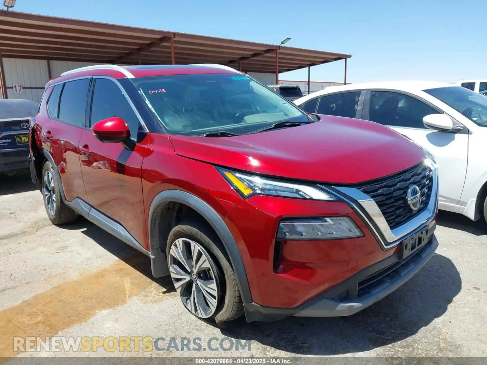 1 Photograph of a damaged car 5N1AT3BA4MC679774 NISSAN ROGUE 2021