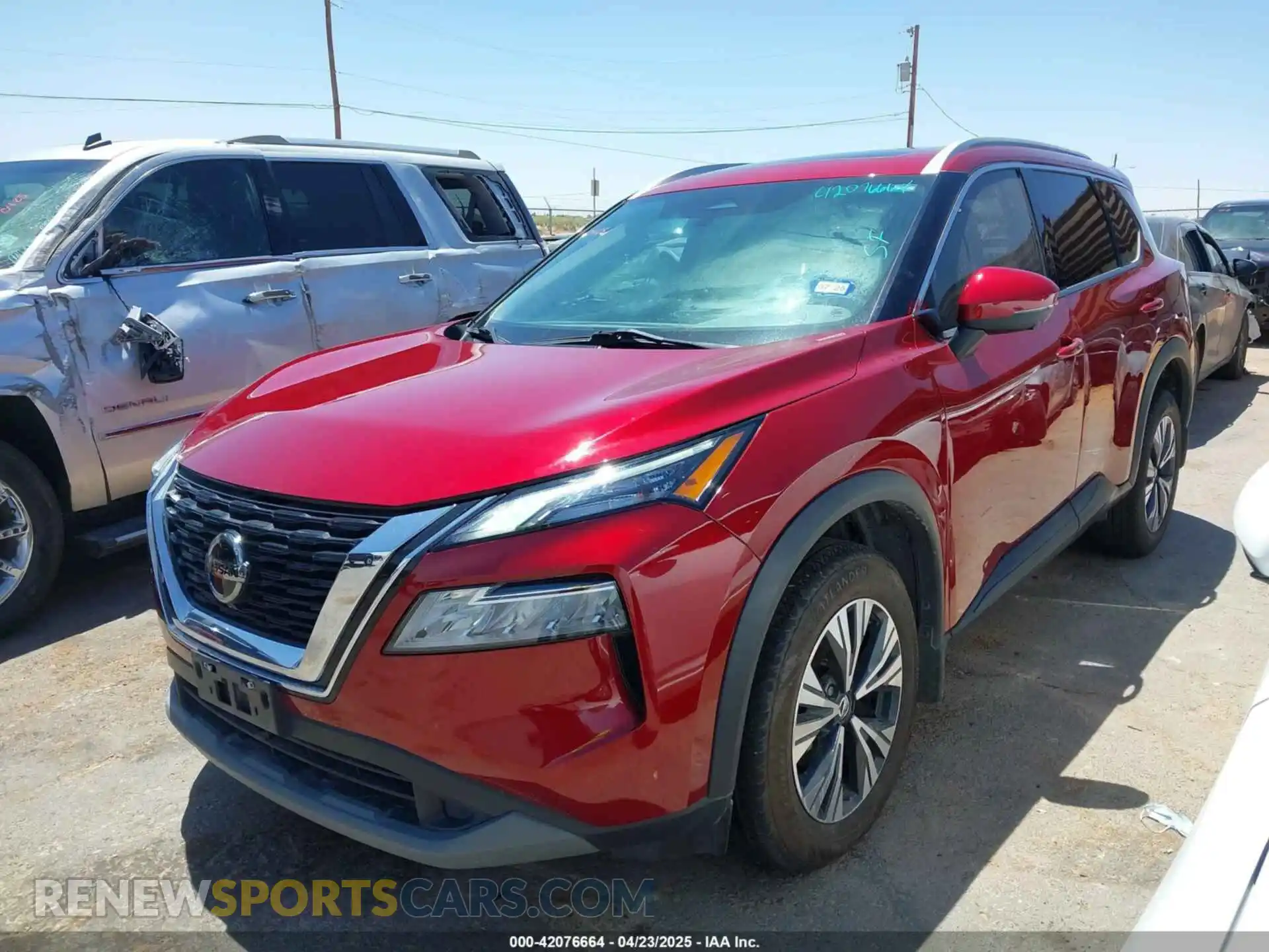 2 Photograph of a damaged car 5N1AT3BA4MC679774 NISSAN ROGUE 2021