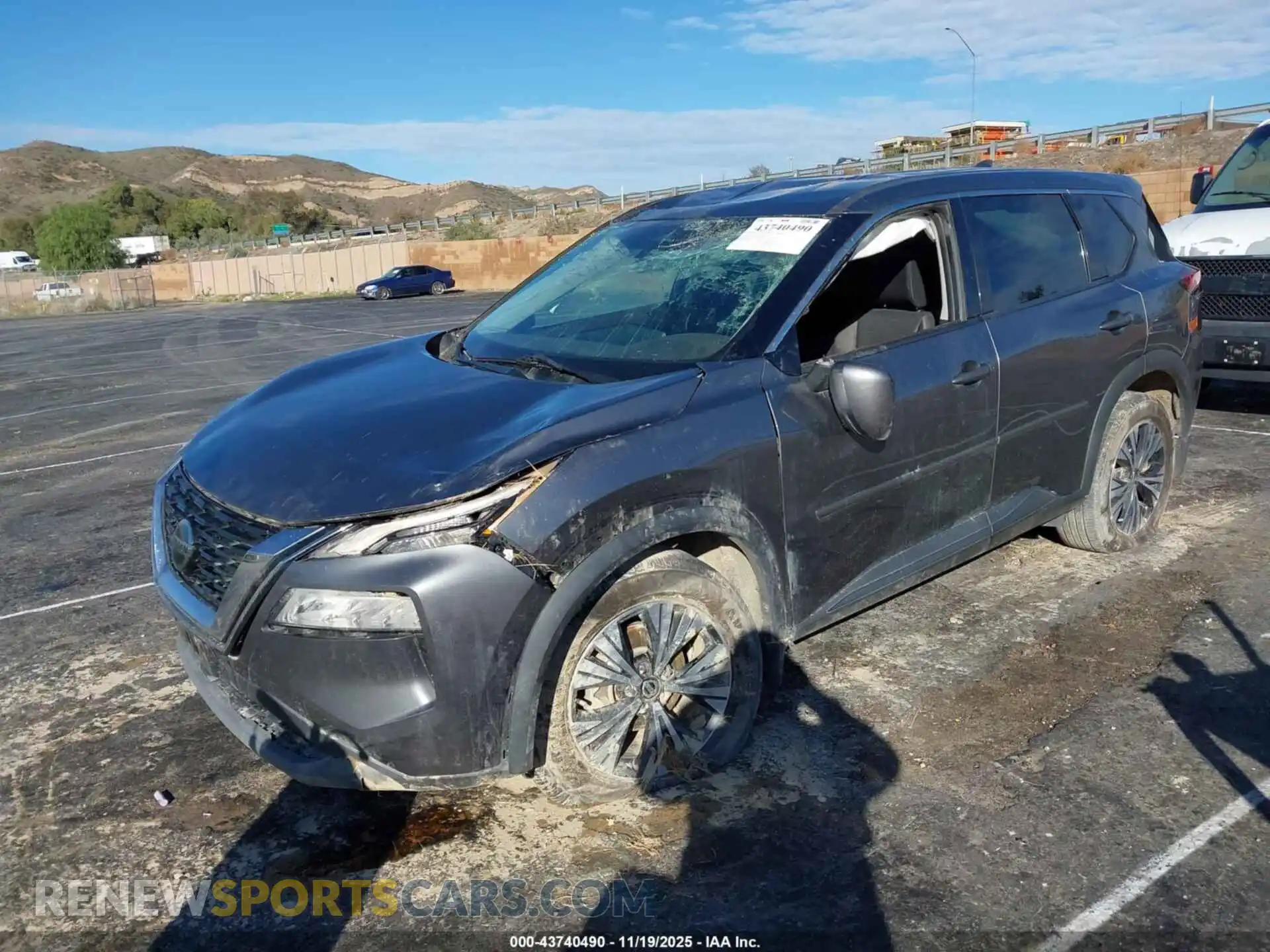 2 Photograph of a damaged car 5N1AT3BA4MC683632 NISSAN ROGUE 2021