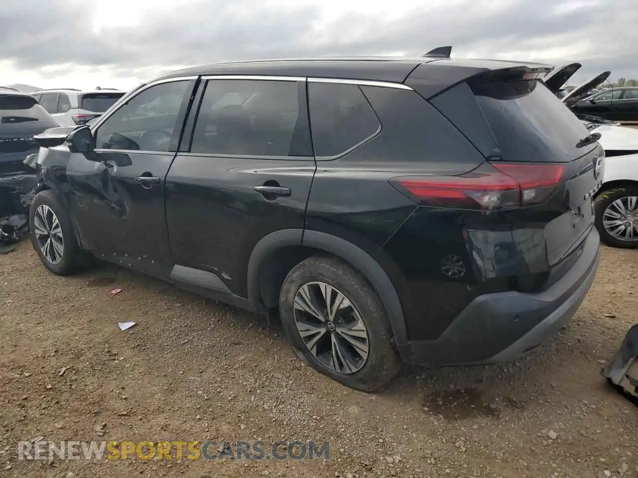 2 Photograph of a damaged car 5N1AT3BA4MC703846 NISSAN ROGUE 2021