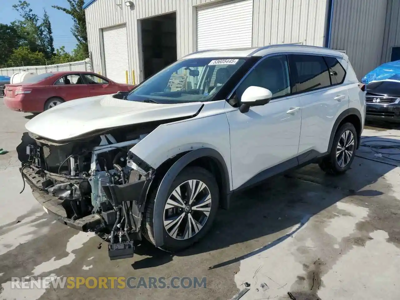 1 Photograph of a damaged car 5N1AT3BA4MC711963 NISSAN ROGUE 2021