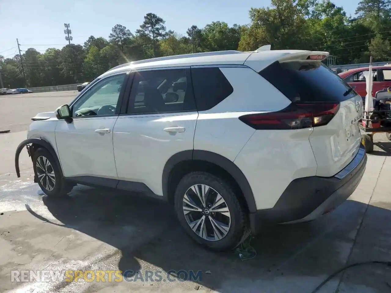 2 Photograph of a damaged car 5N1AT3BA4MC711963 NISSAN ROGUE 2021
