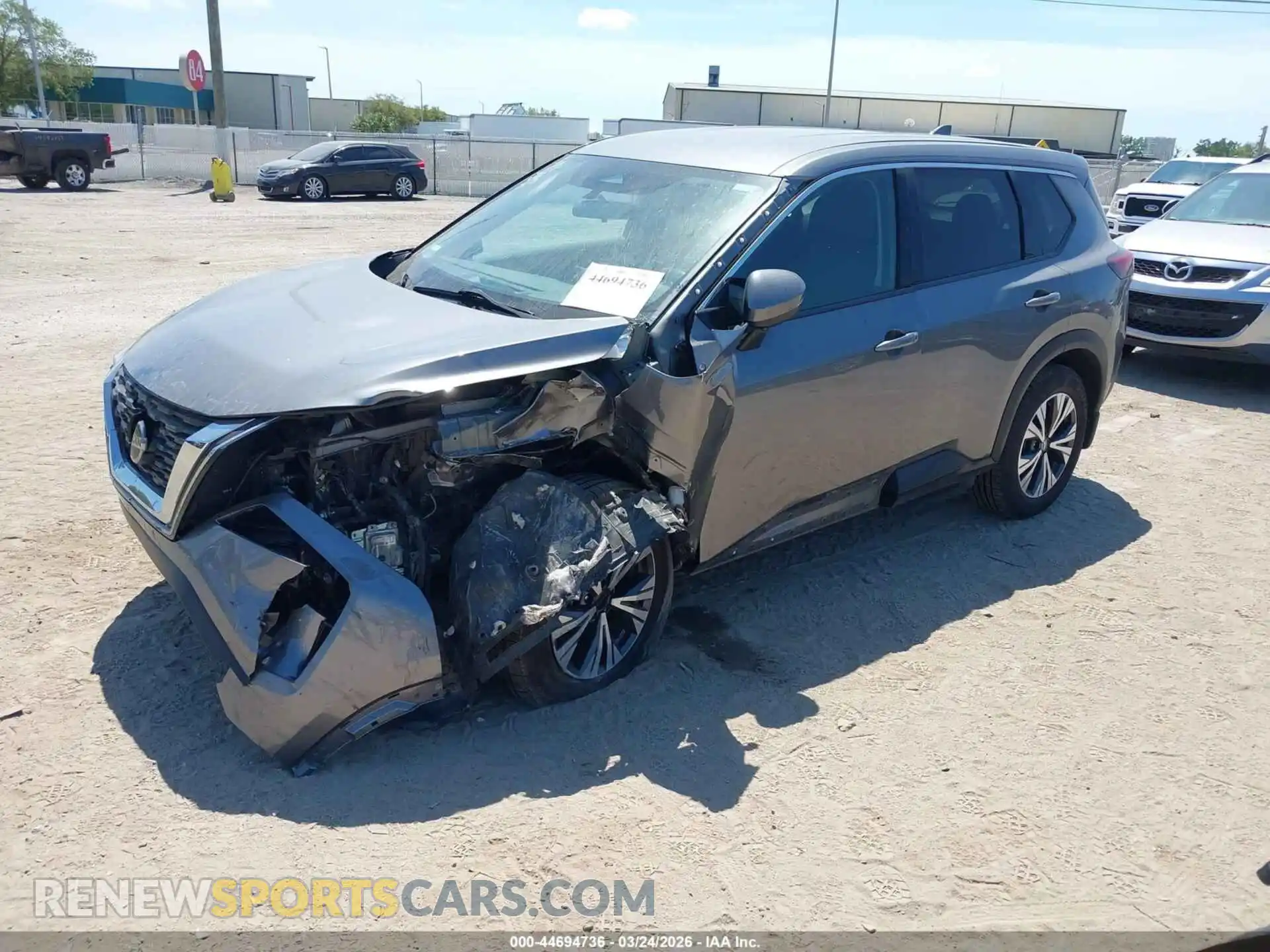2 Photograph of a damaged car 5N1AT3BA4MC724874 NISSAN ROGUE 2021
