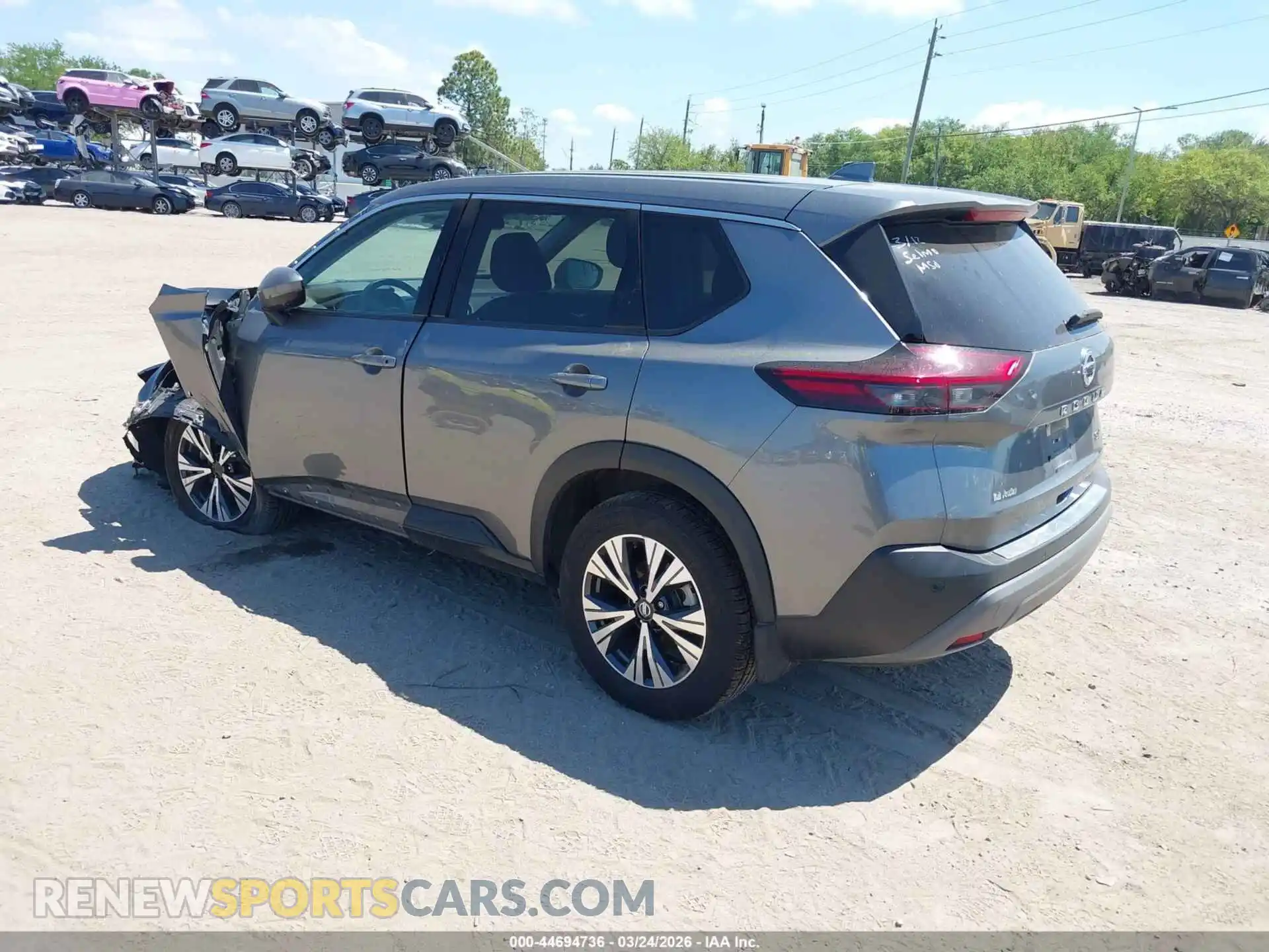 3 Photograph of a damaged car 5N1AT3BA4MC724874 NISSAN ROGUE 2021