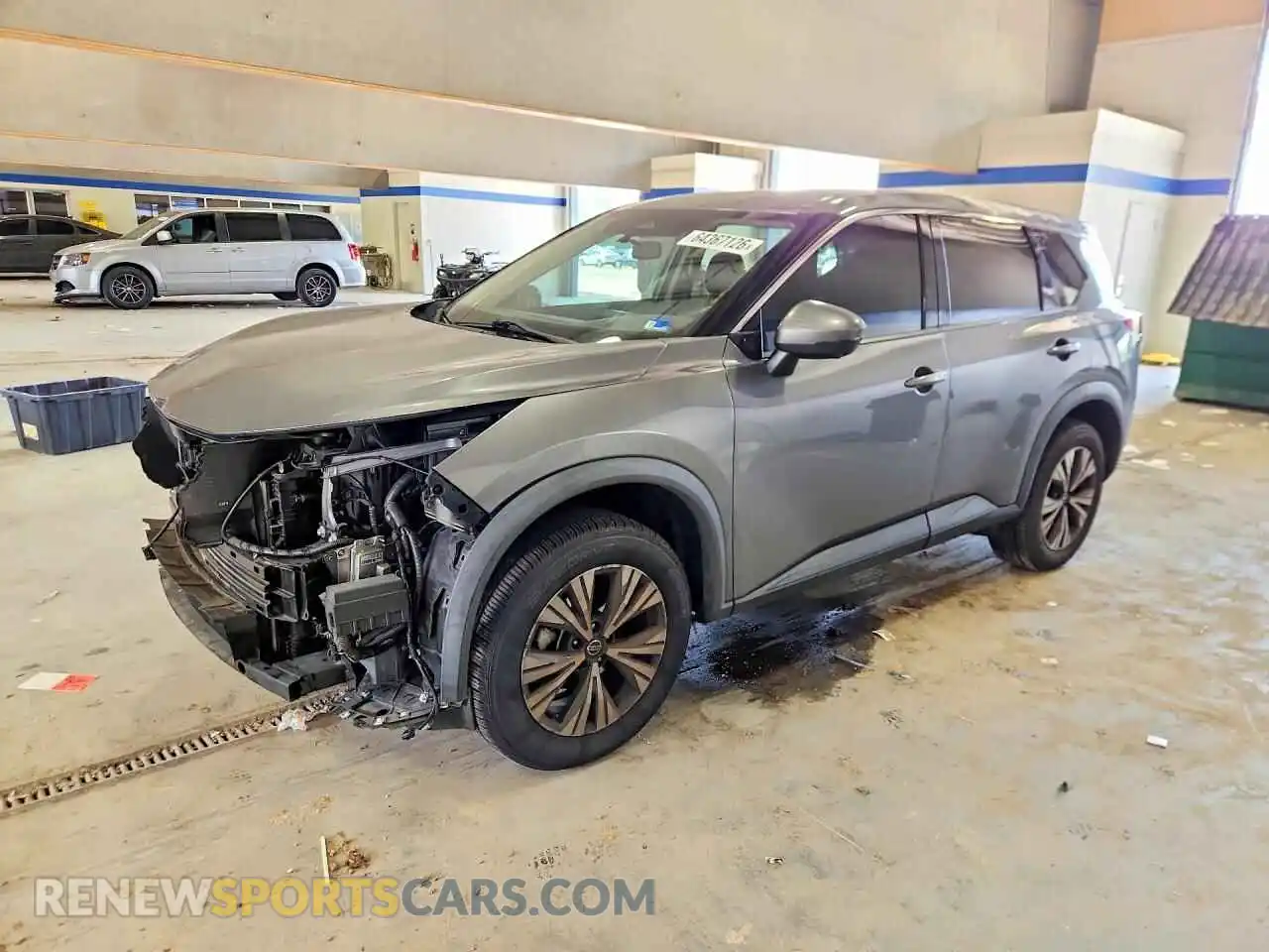 1 Photograph of a damaged car 5N1AT3BA4MC728648 NISSAN ROGUE 2021