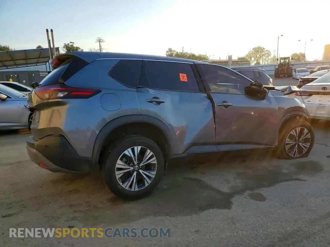 3 fotografías del automóvil dañado 5N1AT3BA4MC729024 NISSAN ROGUE 2021