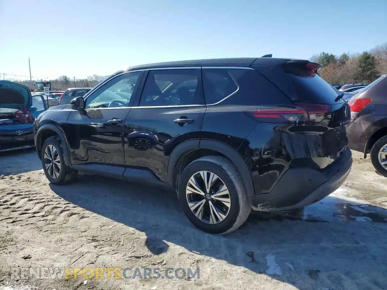 2 Photograph of a damaged car 5N1AT3BA4MC735728 NISSAN ROGUE 2021