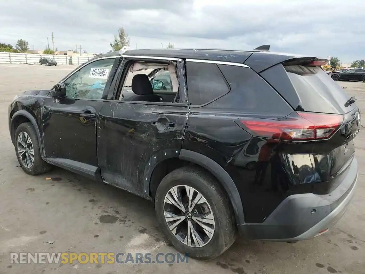 2 Photograph of a damaged car 5N1AT3BA4MC741190 NISSAN ROGUE 2021