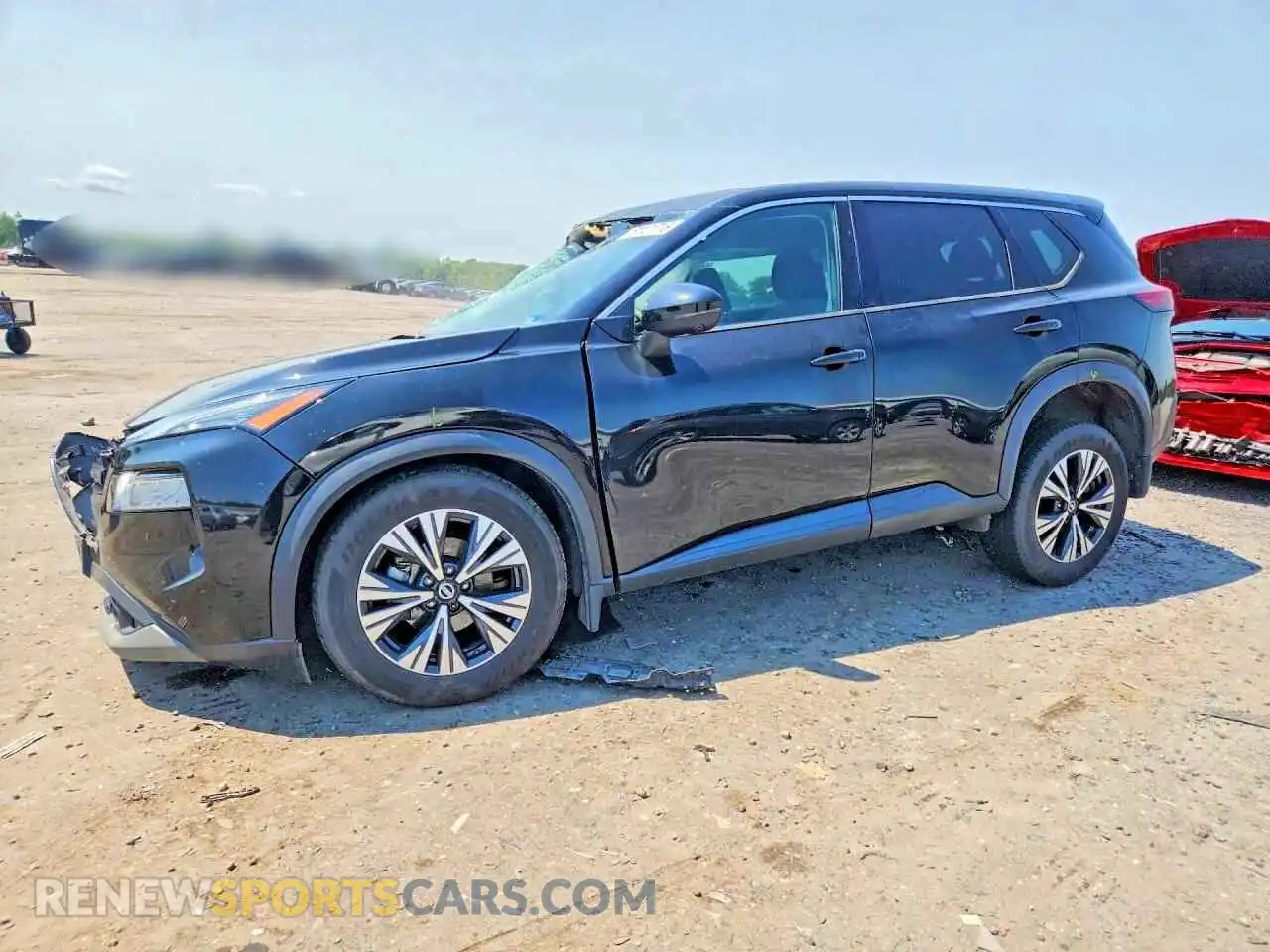 1 Photograph of a damaged car 5N1AT3BA4MC752660 NISSAN ROGUE 2021