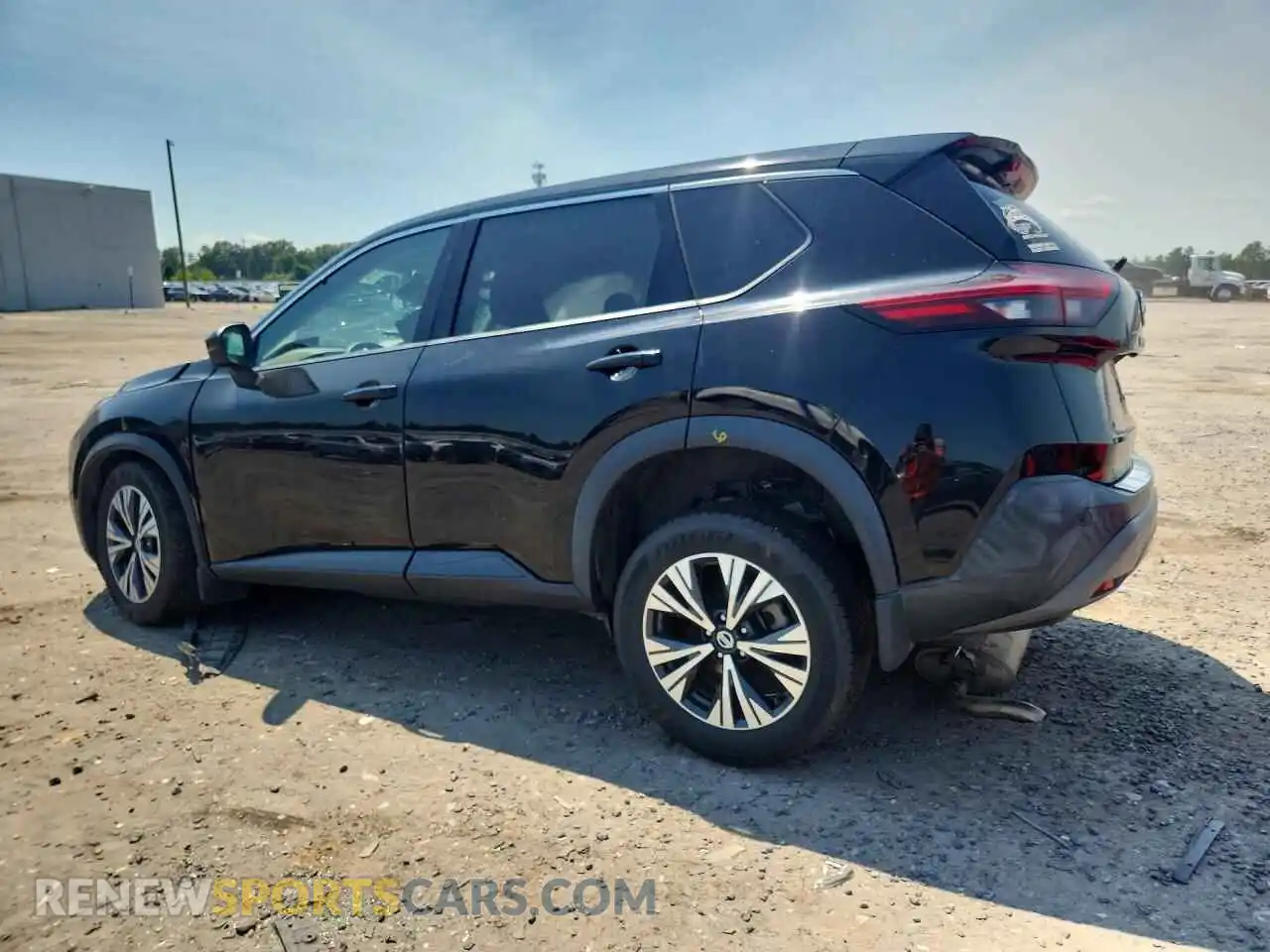 2 Photograph of a damaged car 5N1AT3BA4MC752660 NISSAN ROGUE 2021