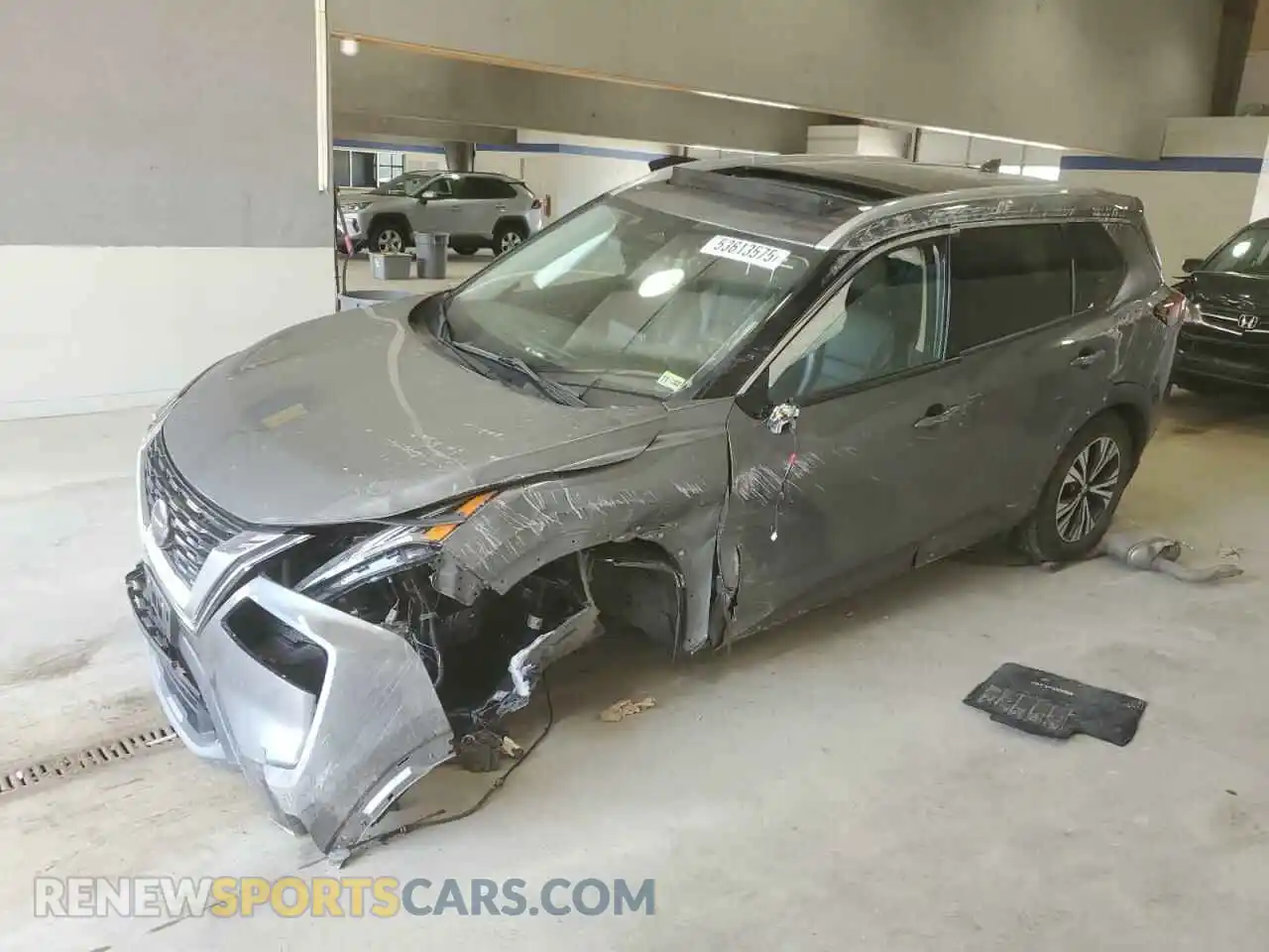 1 Photograph of a damaged car 5N1AT3BA4MC753016 NISSAN ROGUE 2021