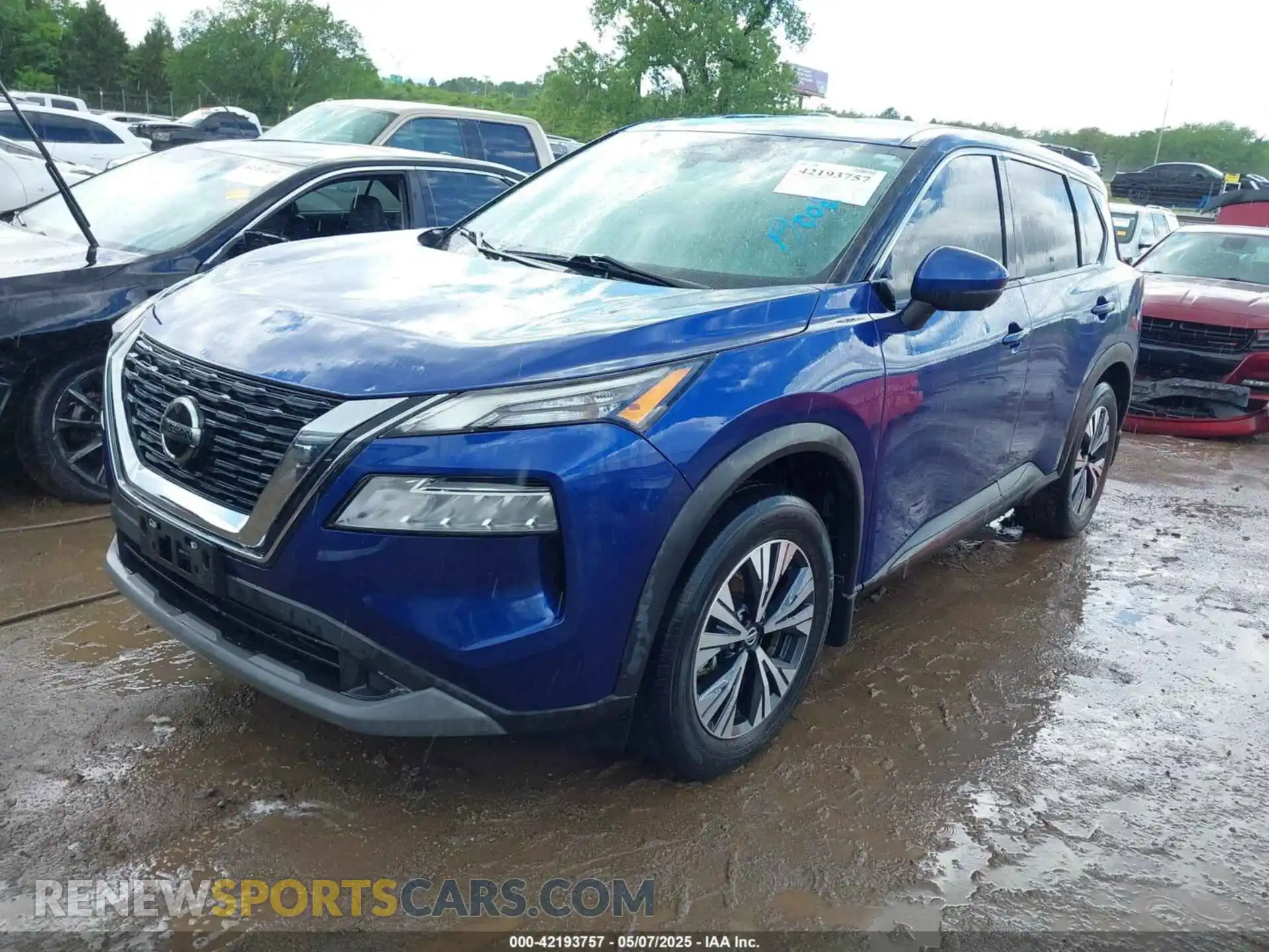 2 Фотография поврежденного автомобиля 5N1AT3BA4MC760337 NISSAN ROGUE 2021