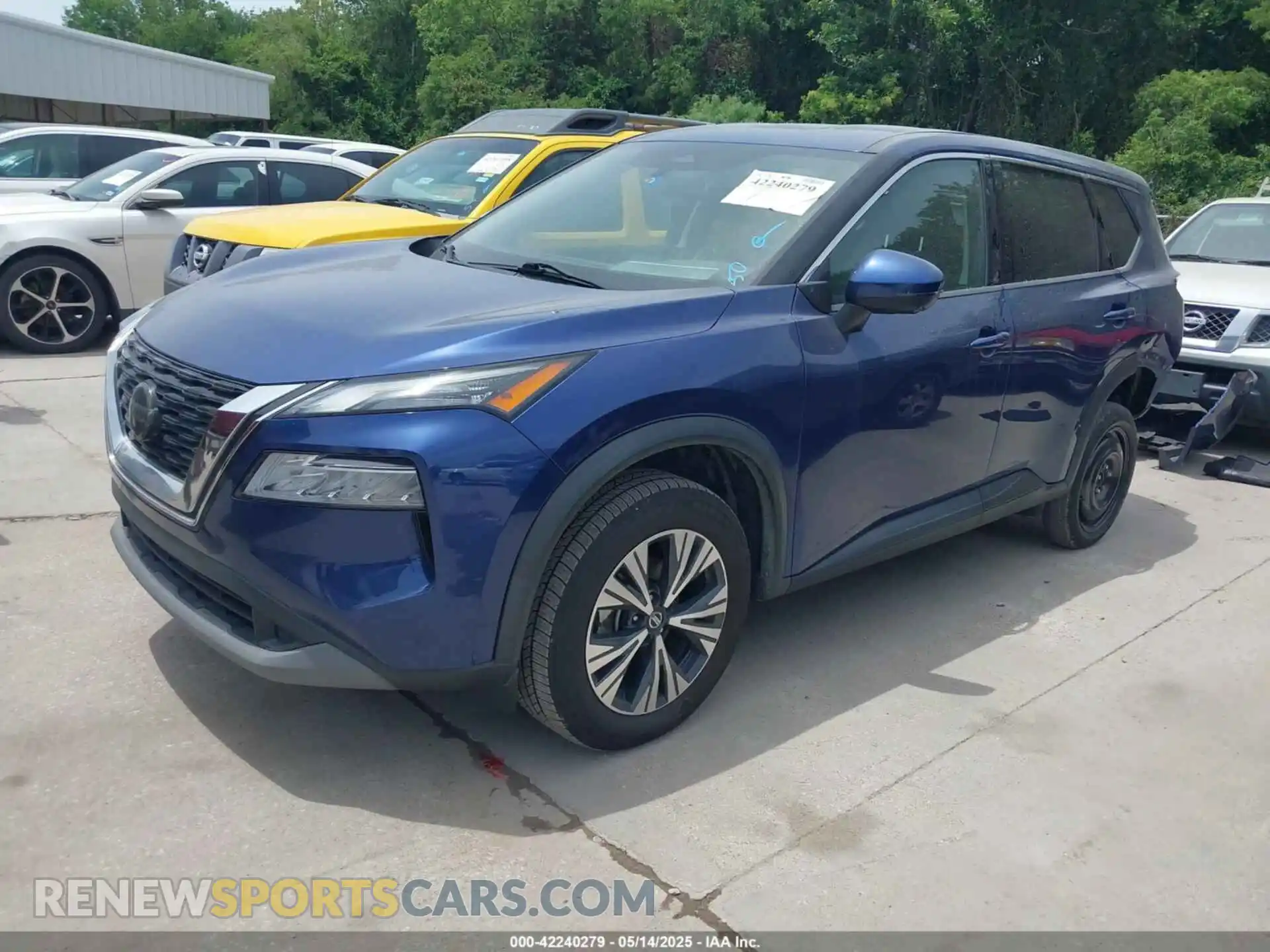 2 Photograph of a damaged car 5N1AT3BA4MC762346 NISSAN ROGUE 2021