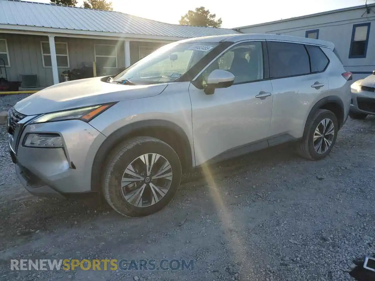 1 Photograph of a damaged car 5N1AT3BA4MC764906 NISSAN ROGUE 2021