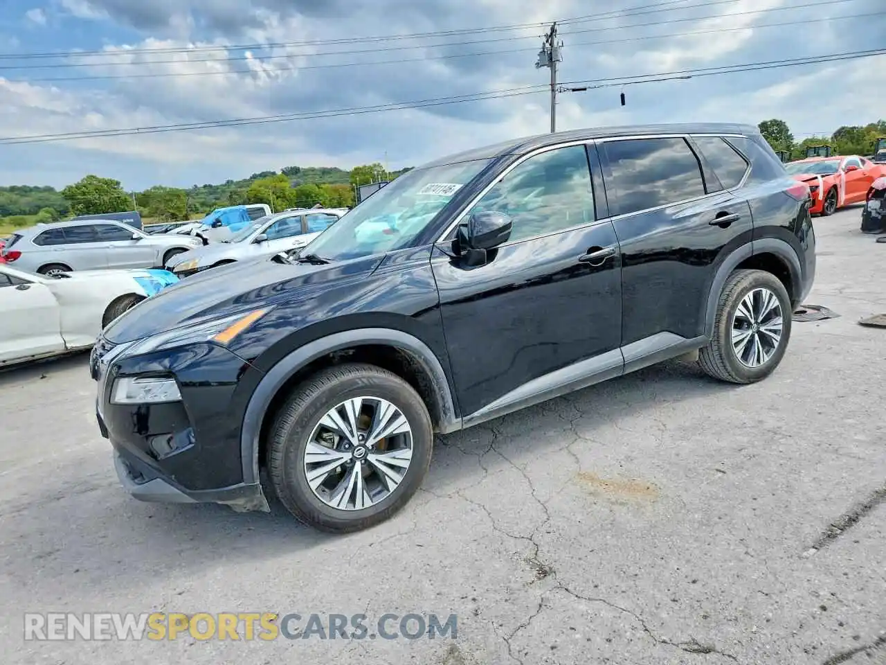 1 Photograph of a damaged car 5N1AT3BA4MC765103 NISSAN ROGUE 2021