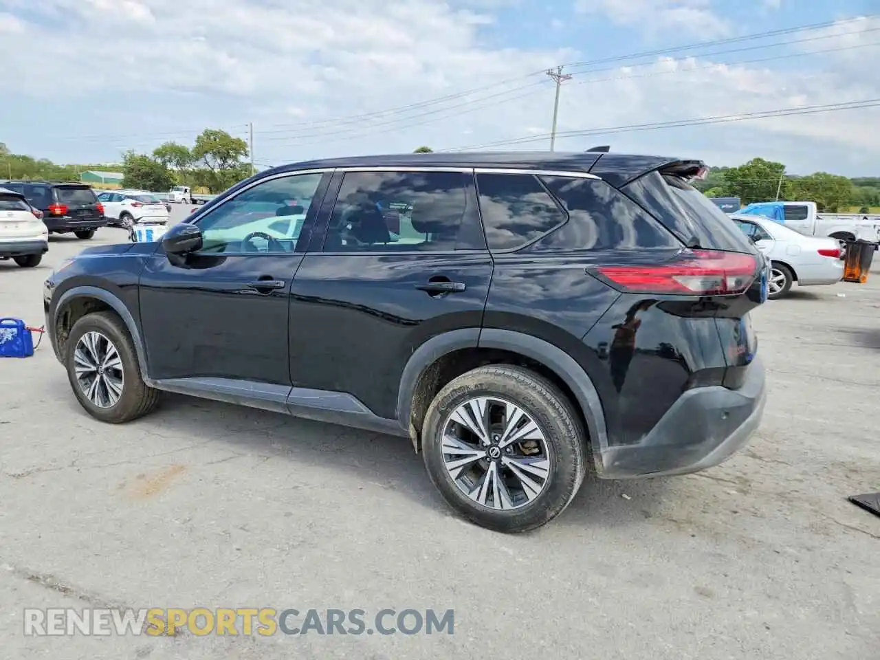 2 Photograph of a damaged car 5N1AT3BA4MC765103 NISSAN ROGUE 2021