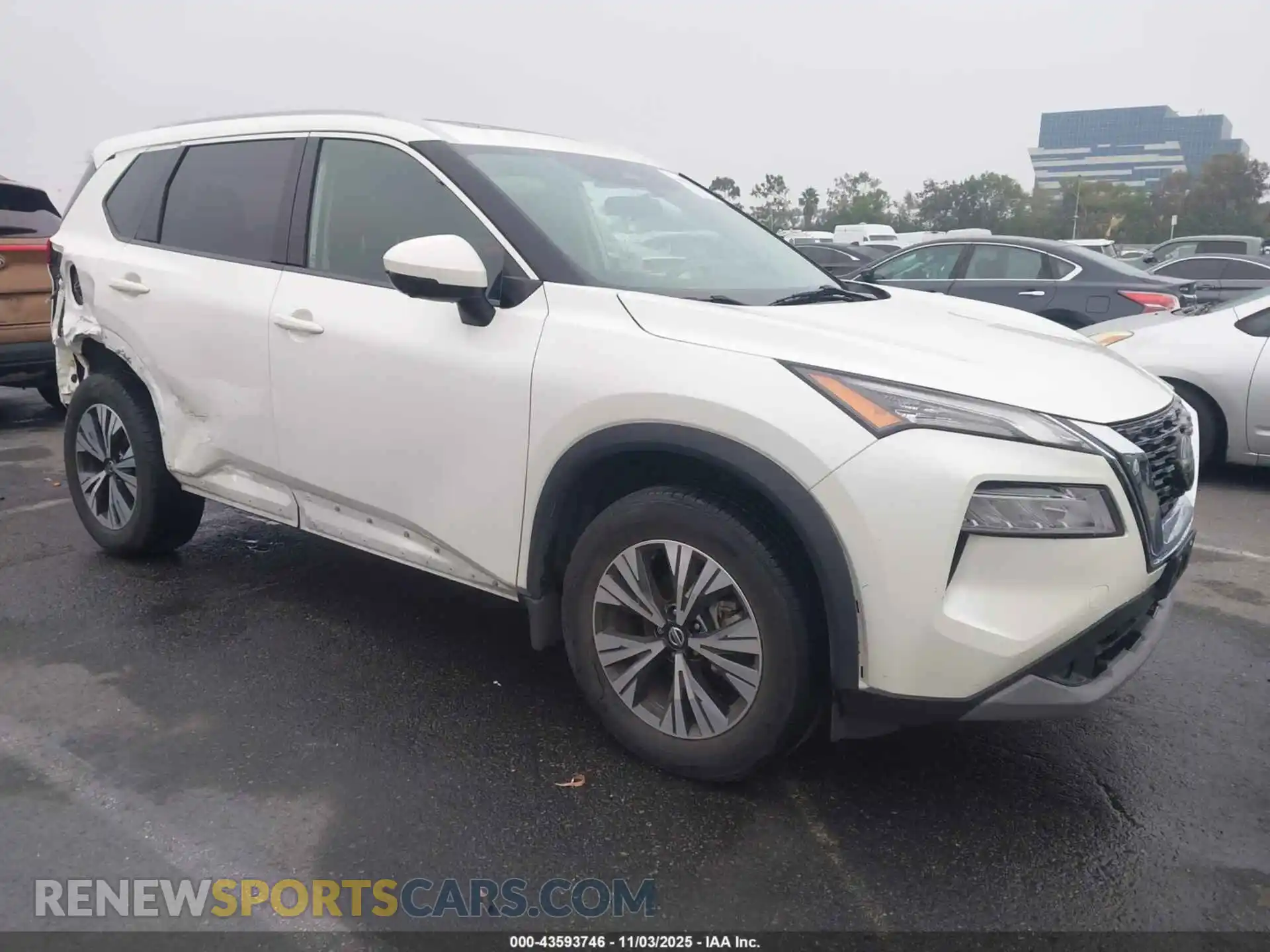 1 Photograph of a damaged car 5N1AT3BA4MC767742 NISSAN ROGUE 2021