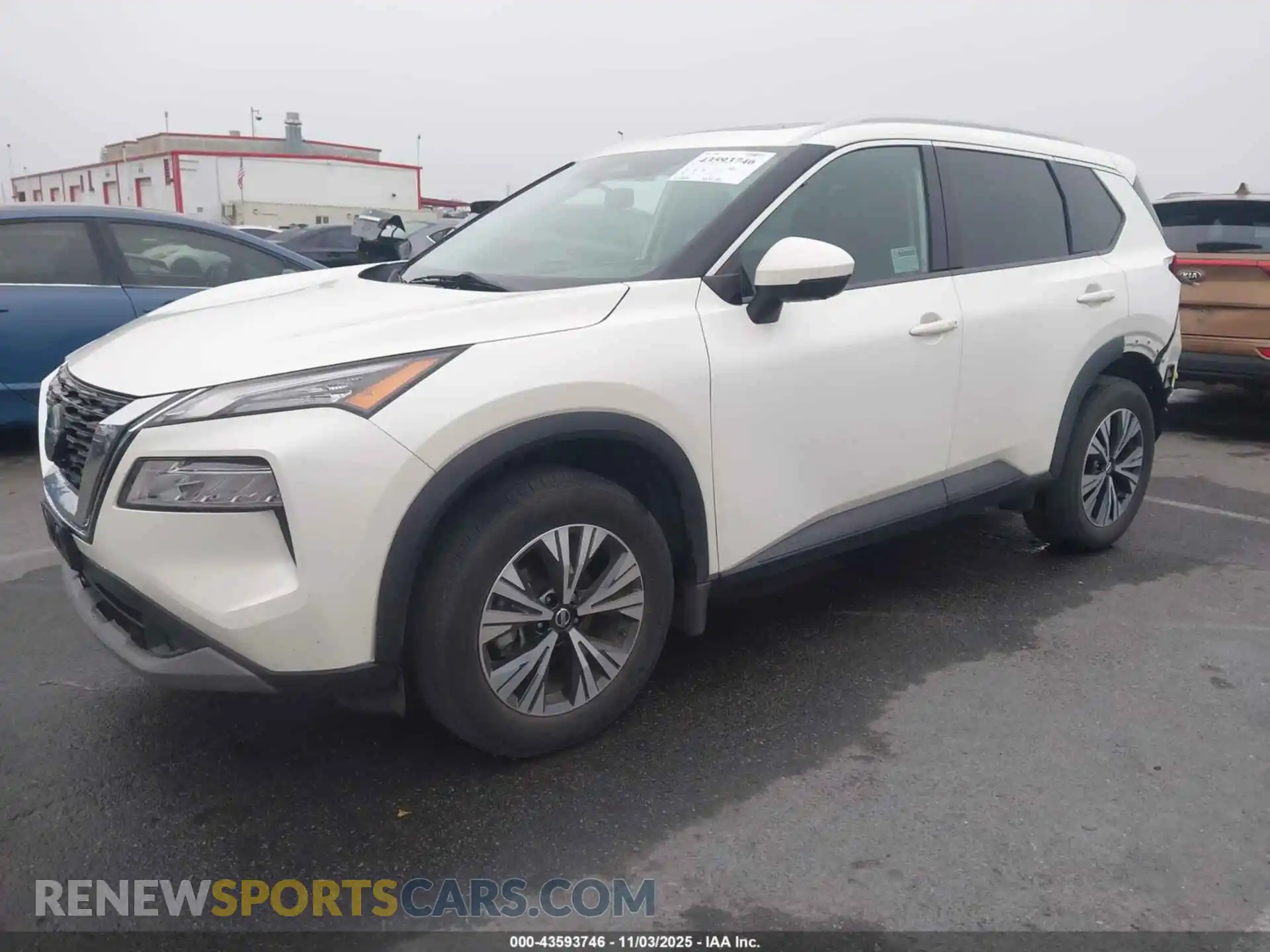 2 Photograph of a damaged car 5N1AT3BA4MC767742 NISSAN ROGUE 2021