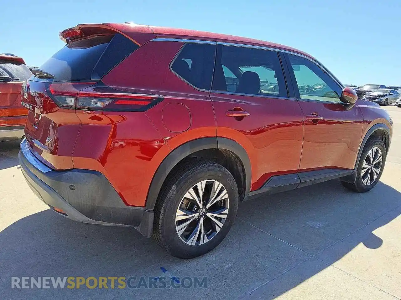 3 fotografías del automóvil dañado 5N1AT3BA4MC776232 NISSAN ROGUE 2021