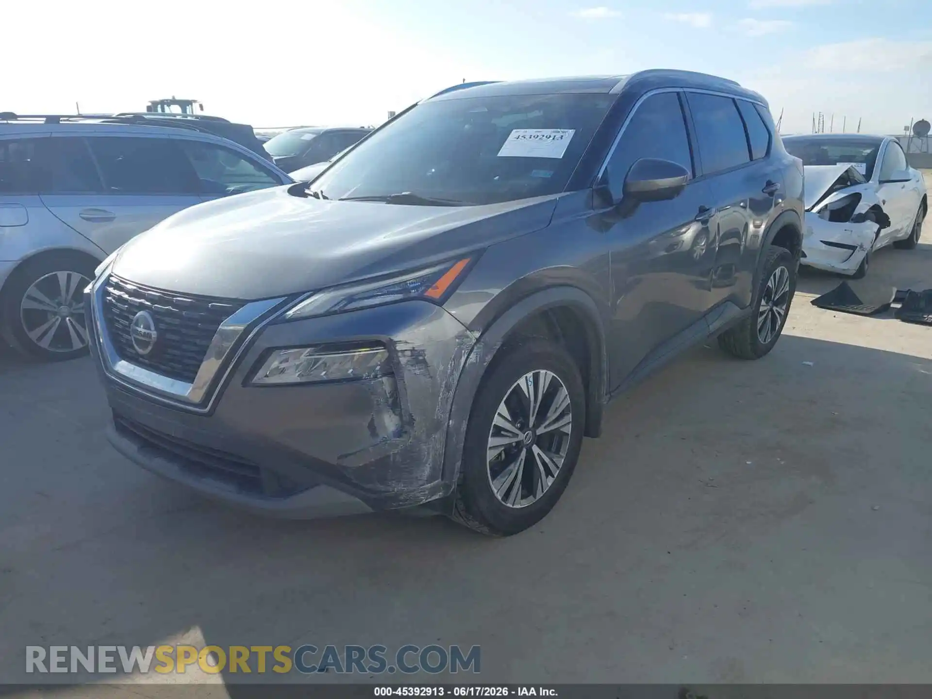 2 Photograph of a damaged car 5N1AT3BA4MC788204 NISSAN ROGUE 2021