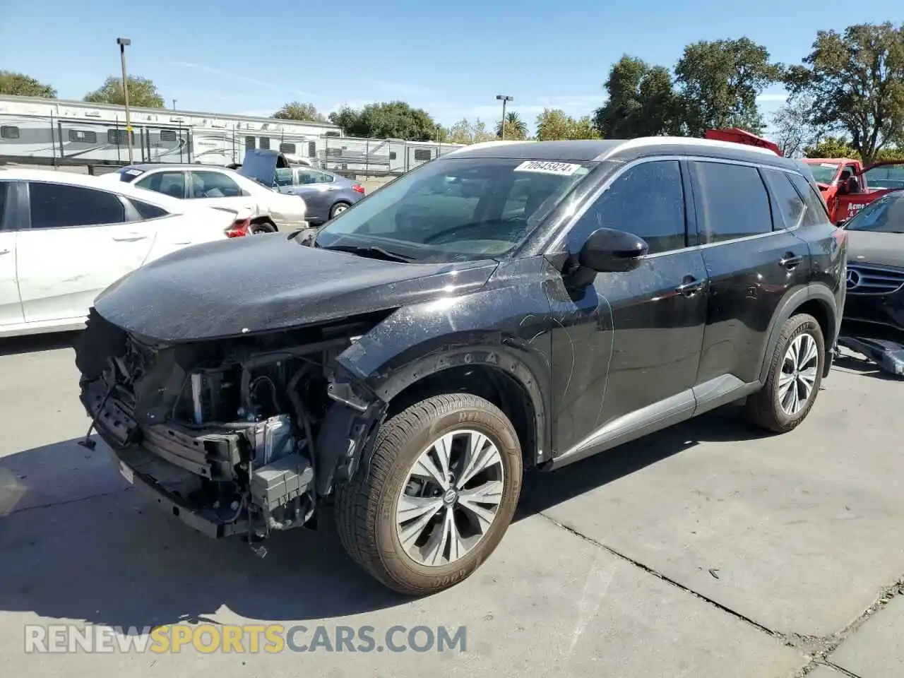 1 Photograph of a damaged car 5N1AT3BA4MC812386 NISSAN ROGUE 2021