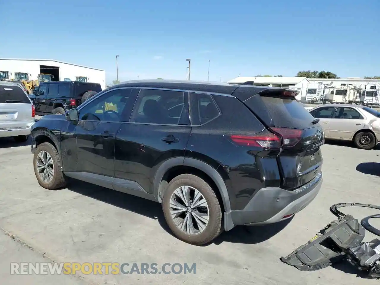 2 Photograph of a damaged car 5N1AT3BA4MC812386 NISSAN ROGUE 2021
