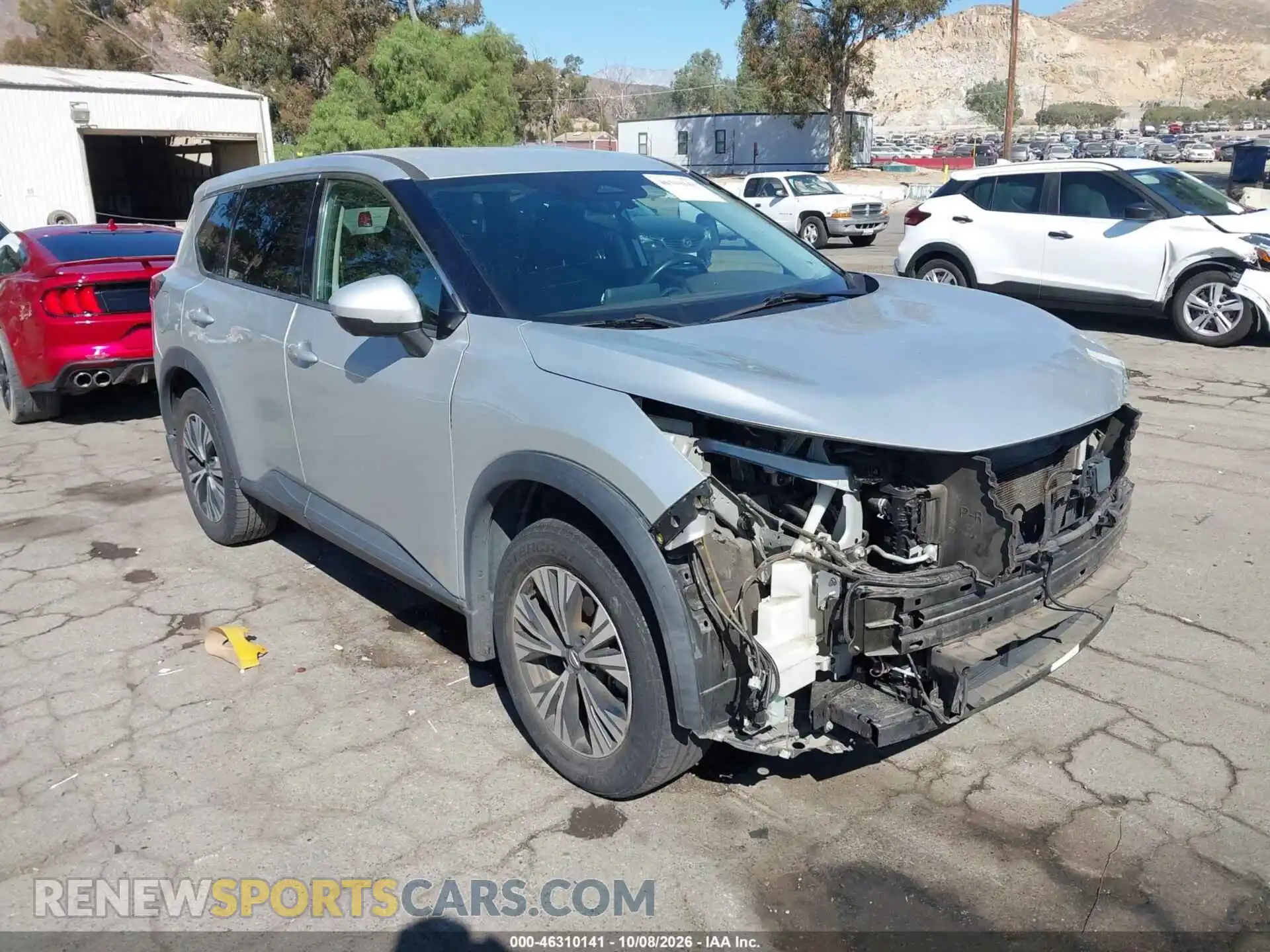 1 Photograph of a damaged car 5N1AT3BA4MC819287 NISSAN ROGUE 2021