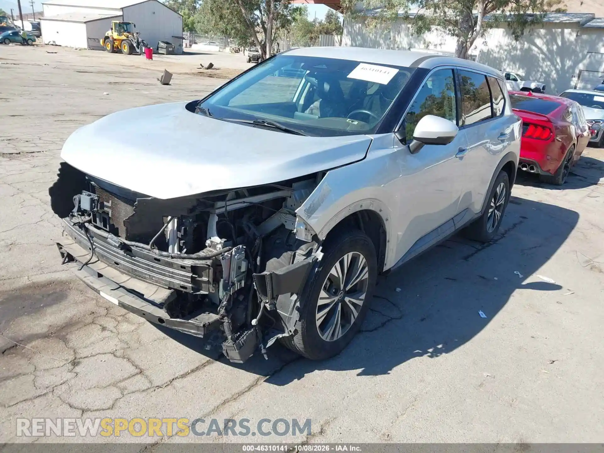 2 Photograph of a damaged car 5N1AT3BA4MC819287 NISSAN ROGUE 2021