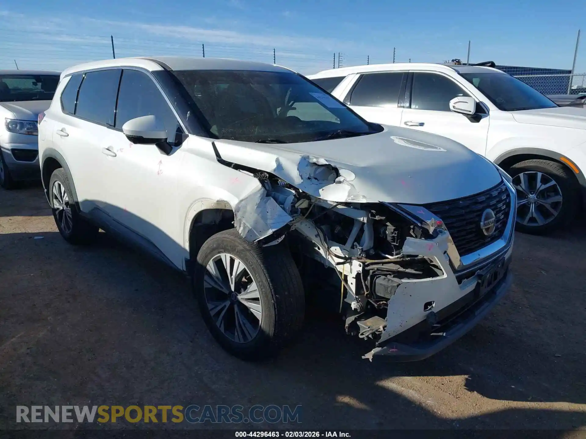 1 Photograph of a damaged car 5N1AT3BA5MC677922 NISSAN ROGUE 2021