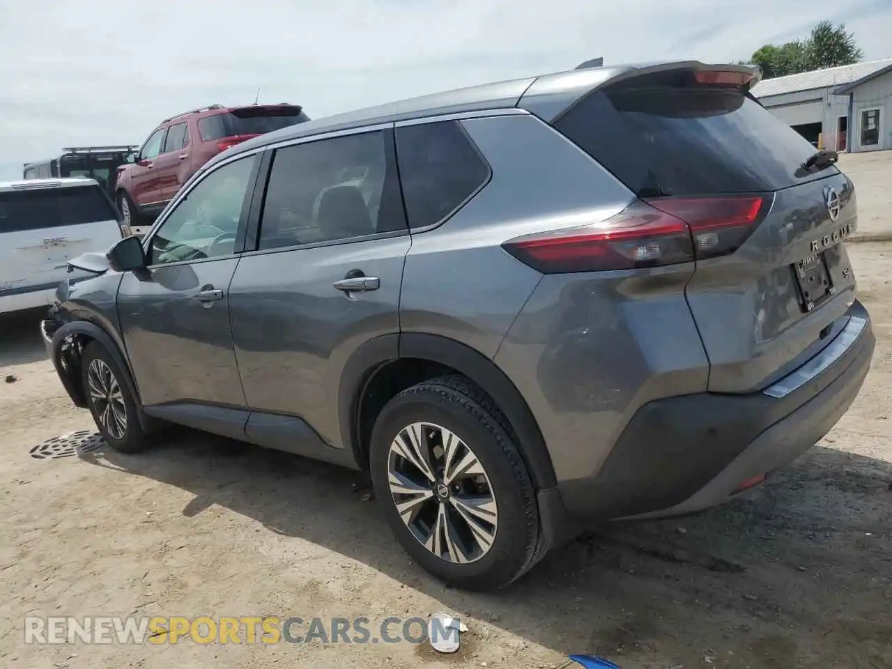 2 fotografías del automóvil dañado 5N1AT3BA5MC682831 NISSAN ROGUE 2021
