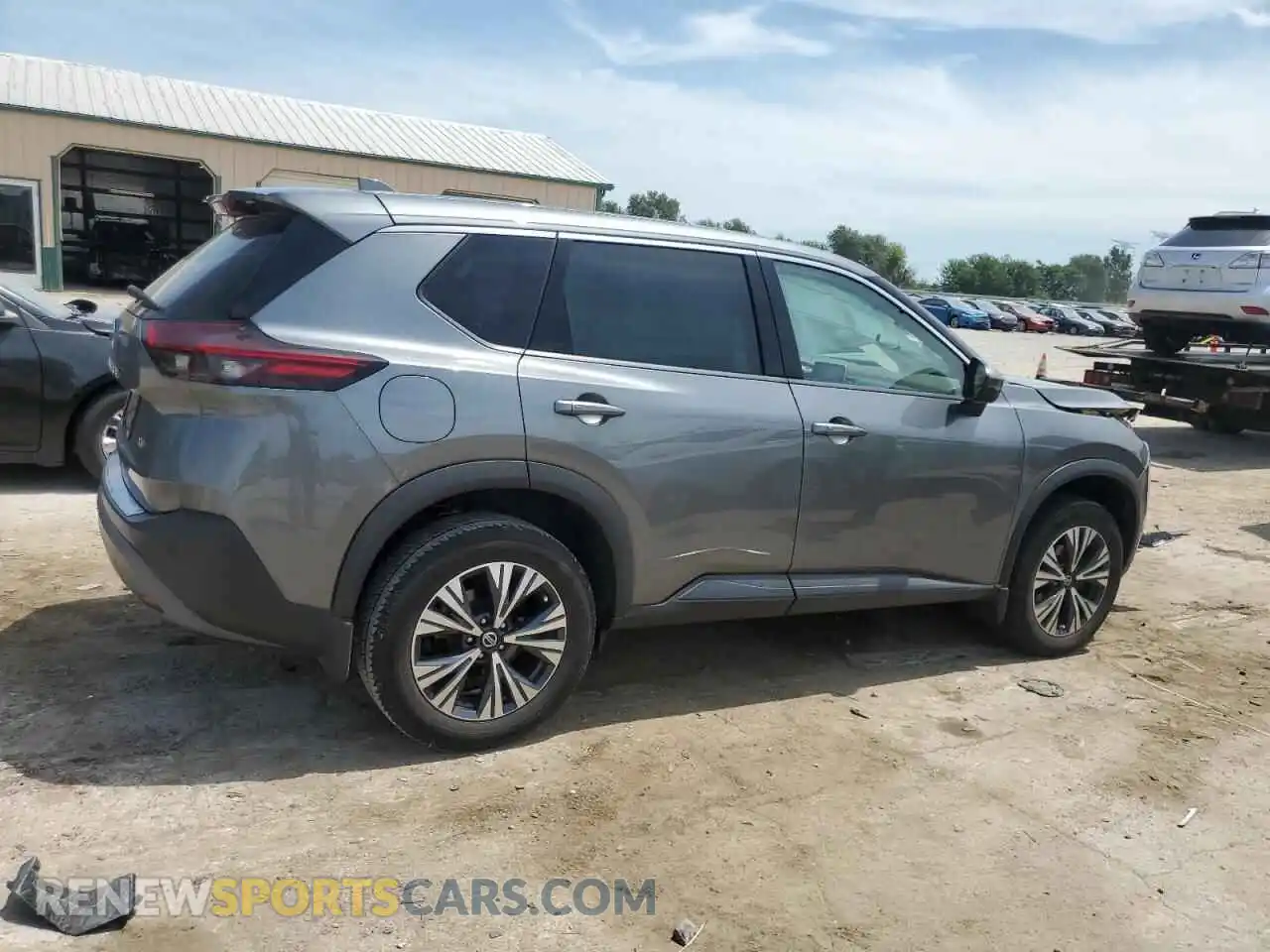 3 fotografías del automóvil dañado 5N1AT3BA5MC682831 NISSAN ROGUE 2021
