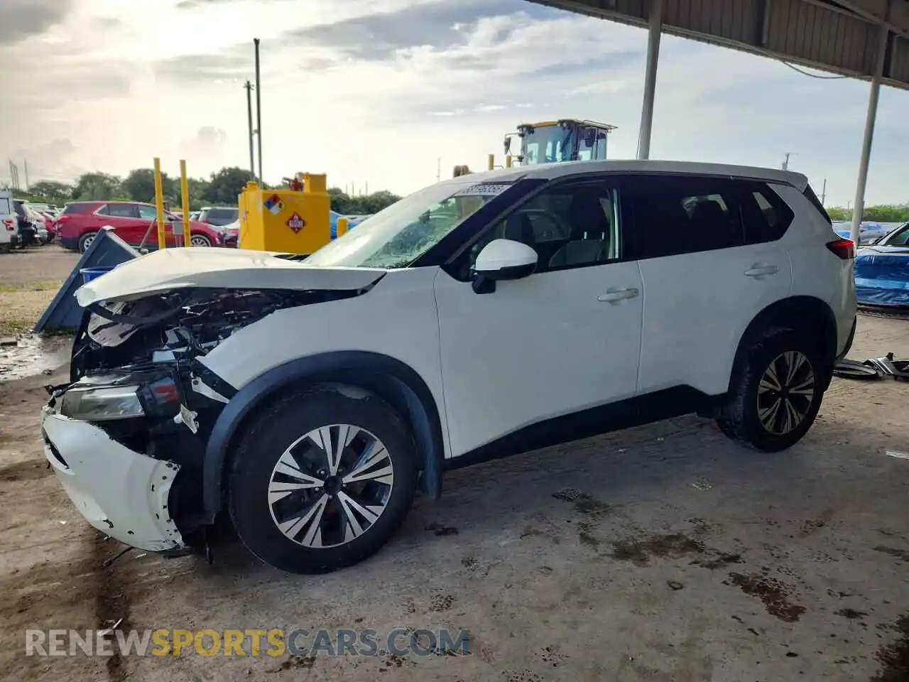 1 Photograph of a damaged car 5N1AT3BA5MC693005 NISSAN ROGUE 2021