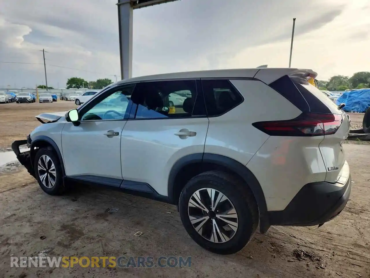 2 Photograph of a damaged car 5N1AT3BA5MC693005 NISSAN ROGUE 2021