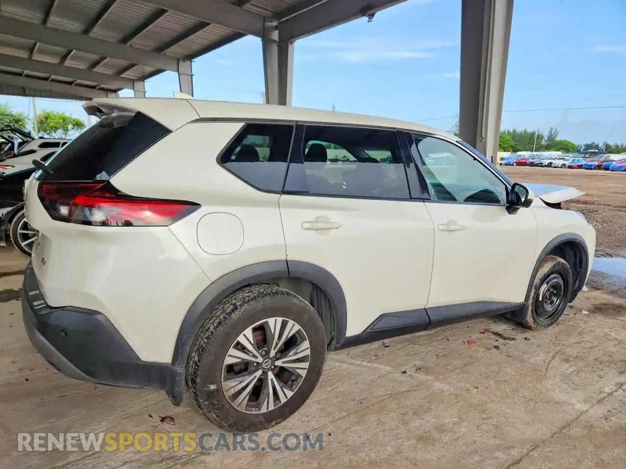 3 Photograph of a damaged car 5N1AT3BA5MC693005 NISSAN ROGUE 2021