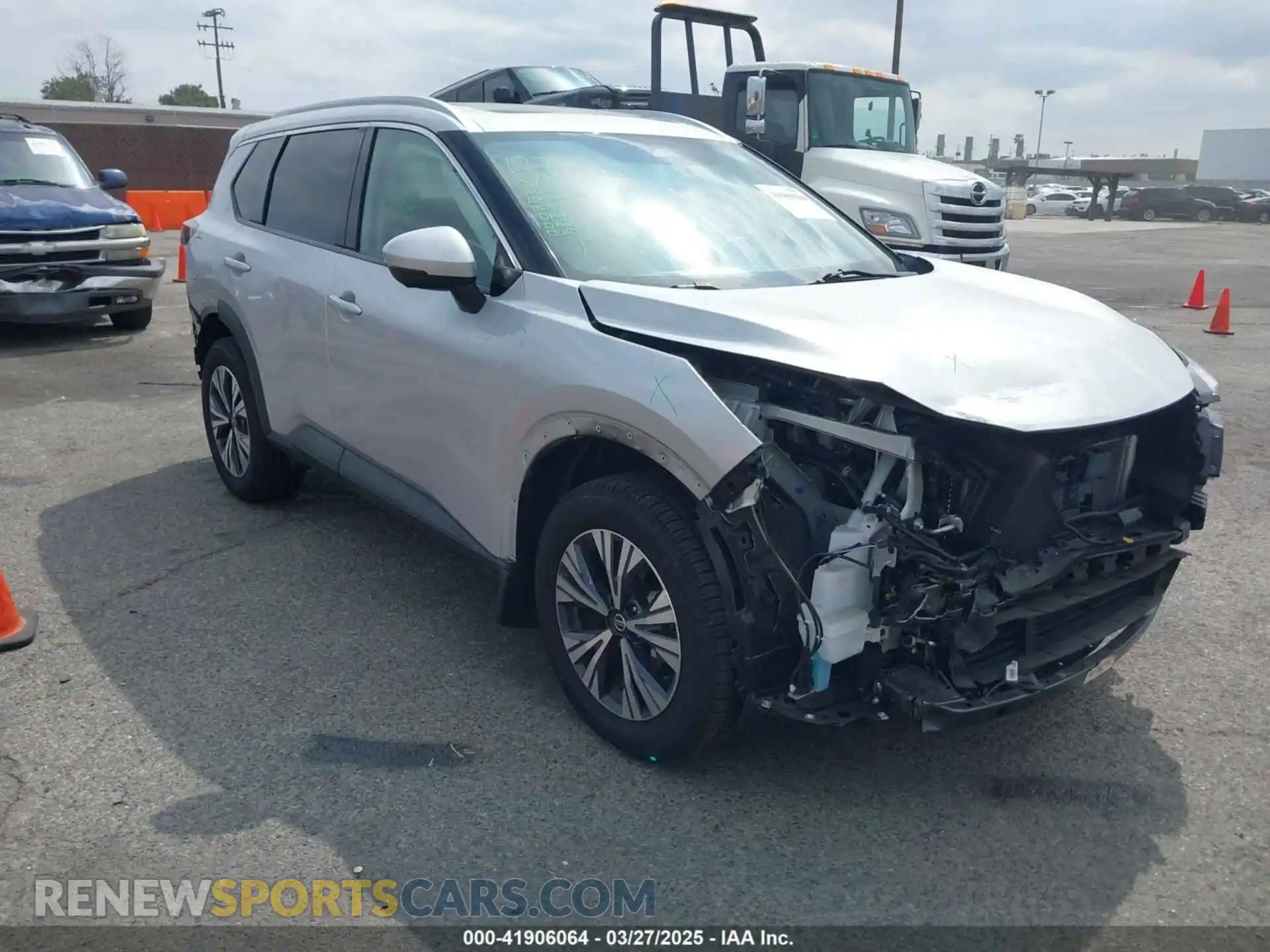 1 Photograph of a damaged car 5N1AT3BA5MC701412 NISSAN ROGUE 2021