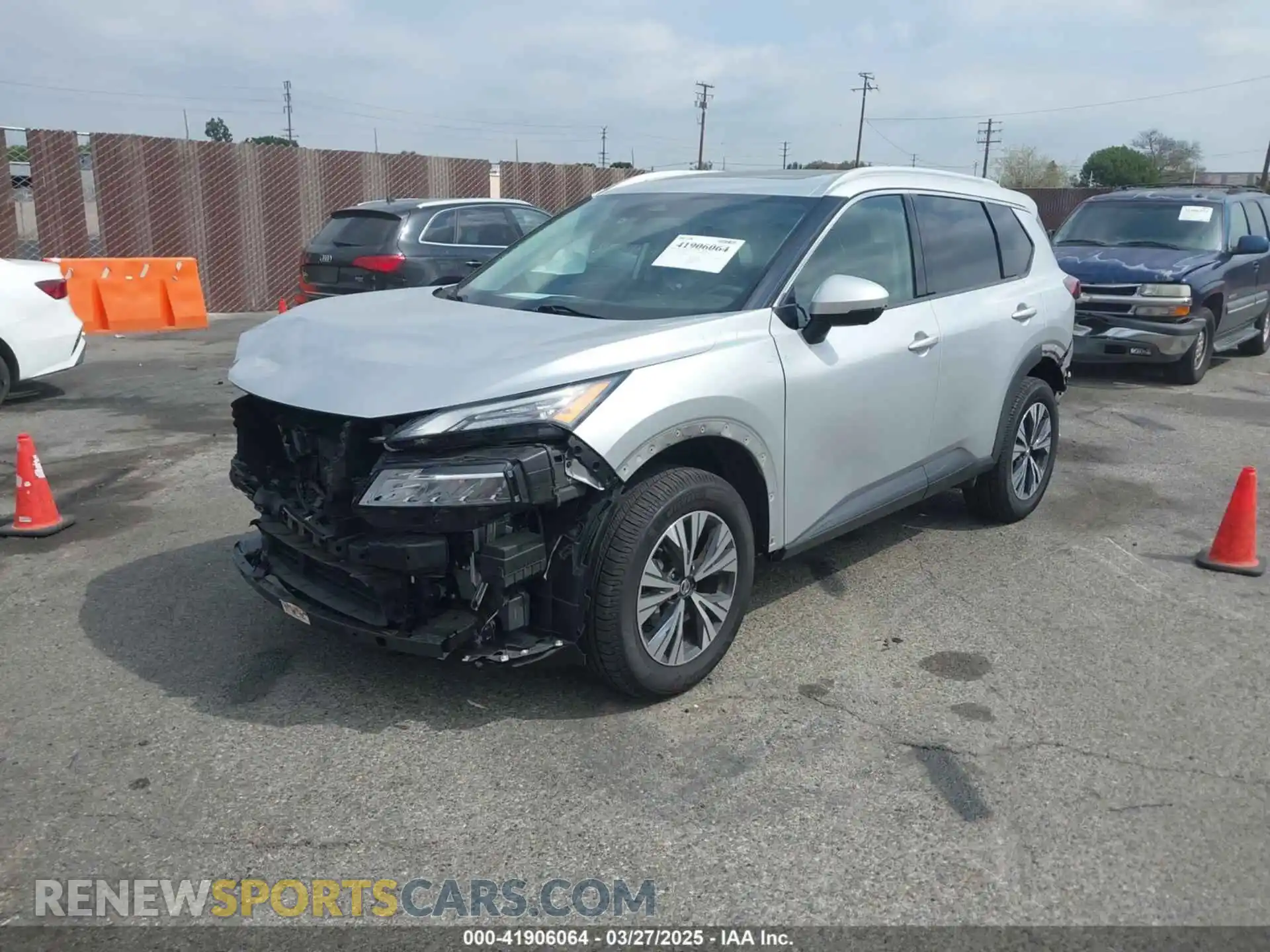2 Photograph of a damaged car 5N1AT3BA5MC701412 NISSAN ROGUE 2021