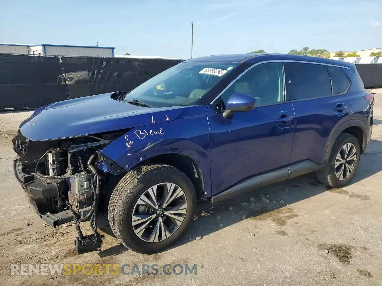 1 Photograph of a damaged car 5N1AT3BA5MC719358 NISSAN ROGUE 2021