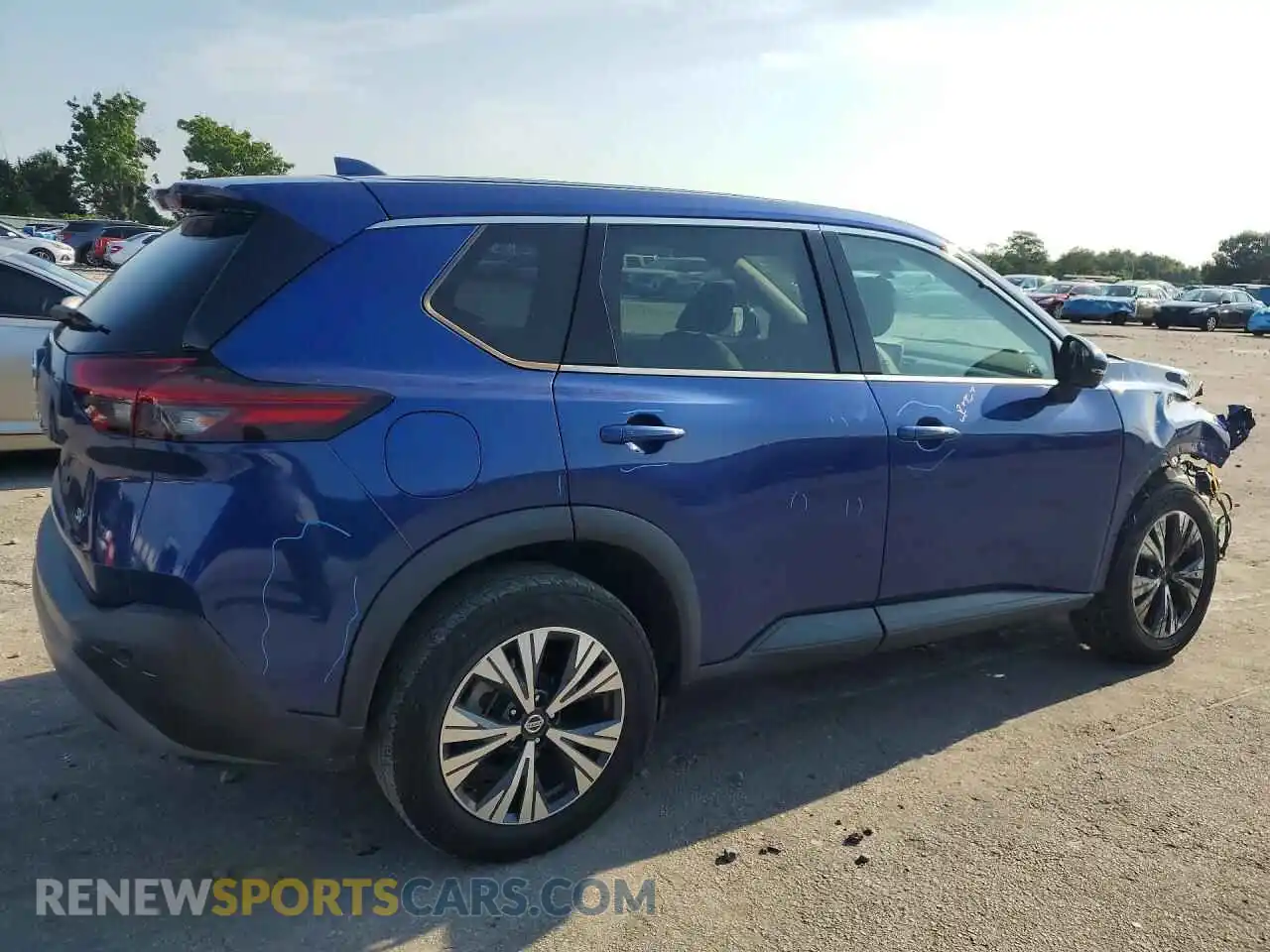 3 Photograph of a damaged car 5N1AT3BA5MC719358 NISSAN ROGUE 2021