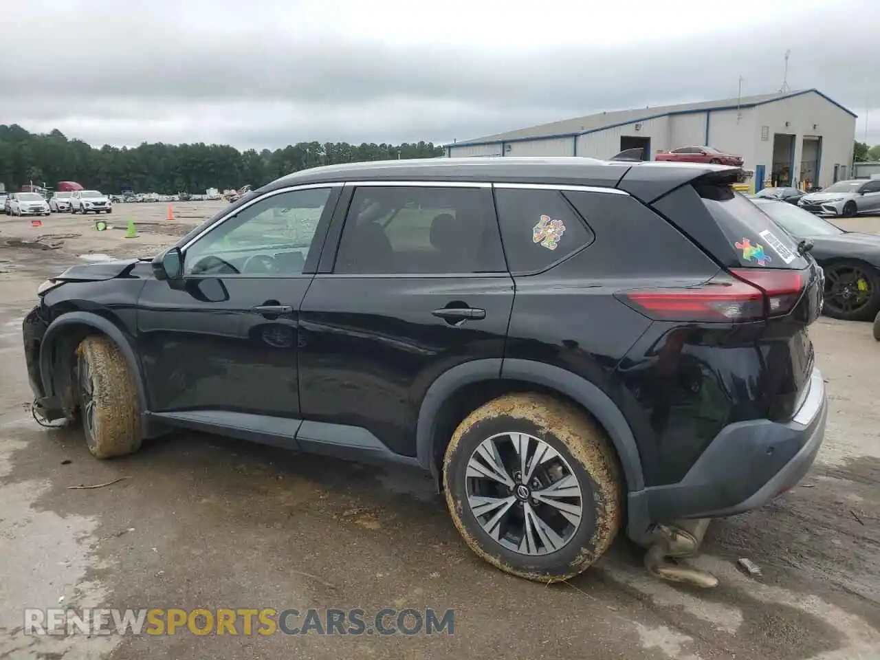 2 Photograph of a damaged car 5N1AT3BA5MC747225 NISSAN ROGUE 2021