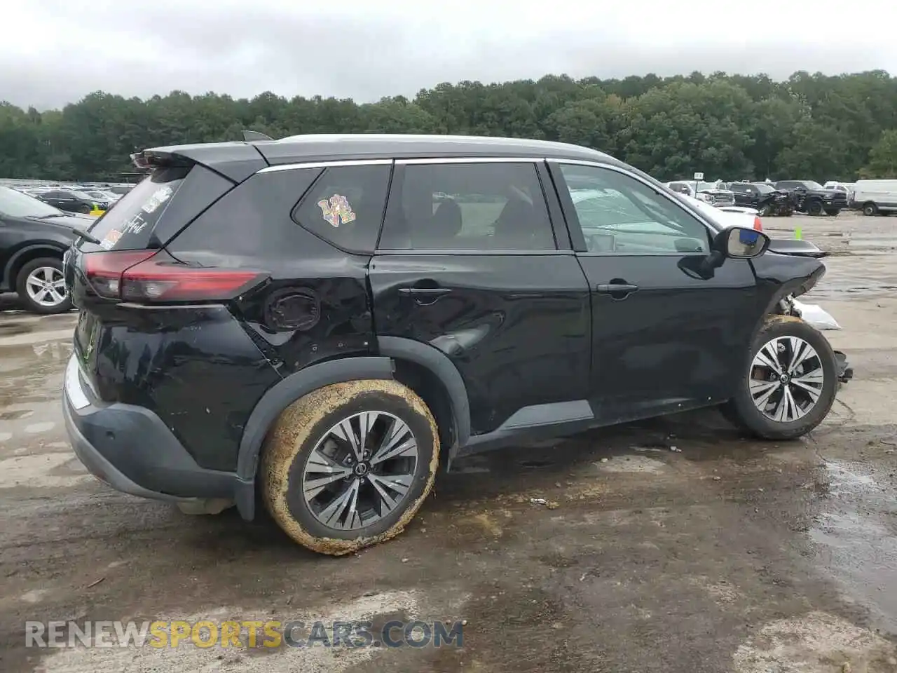 3 Photograph of a damaged car 5N1AT3BA5MC747225 NISSAN ROGUE 2021