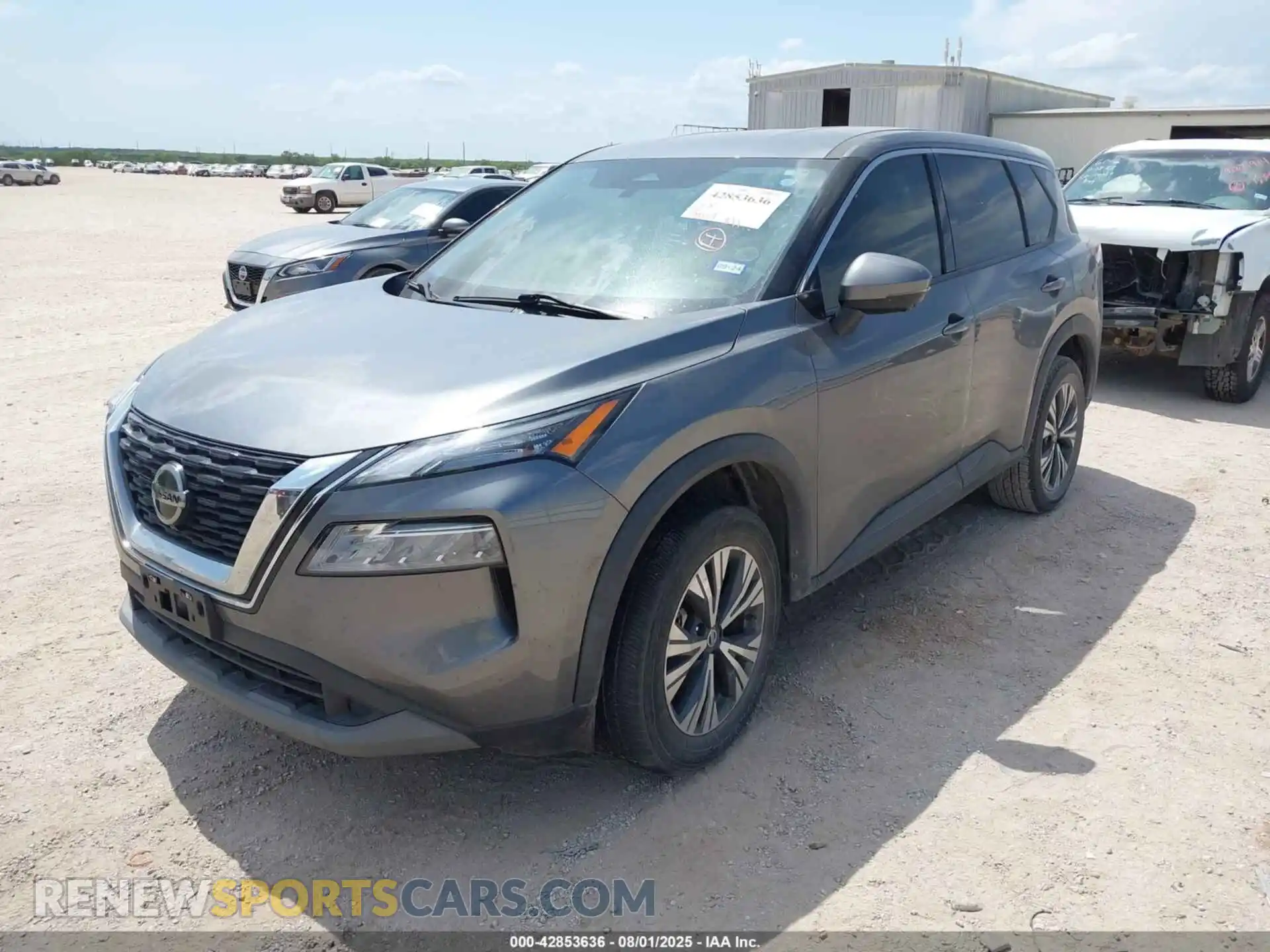 2 Photograph of a damaged car 5N1AT3BA5MC763845 NISSAN ROGUE 2021