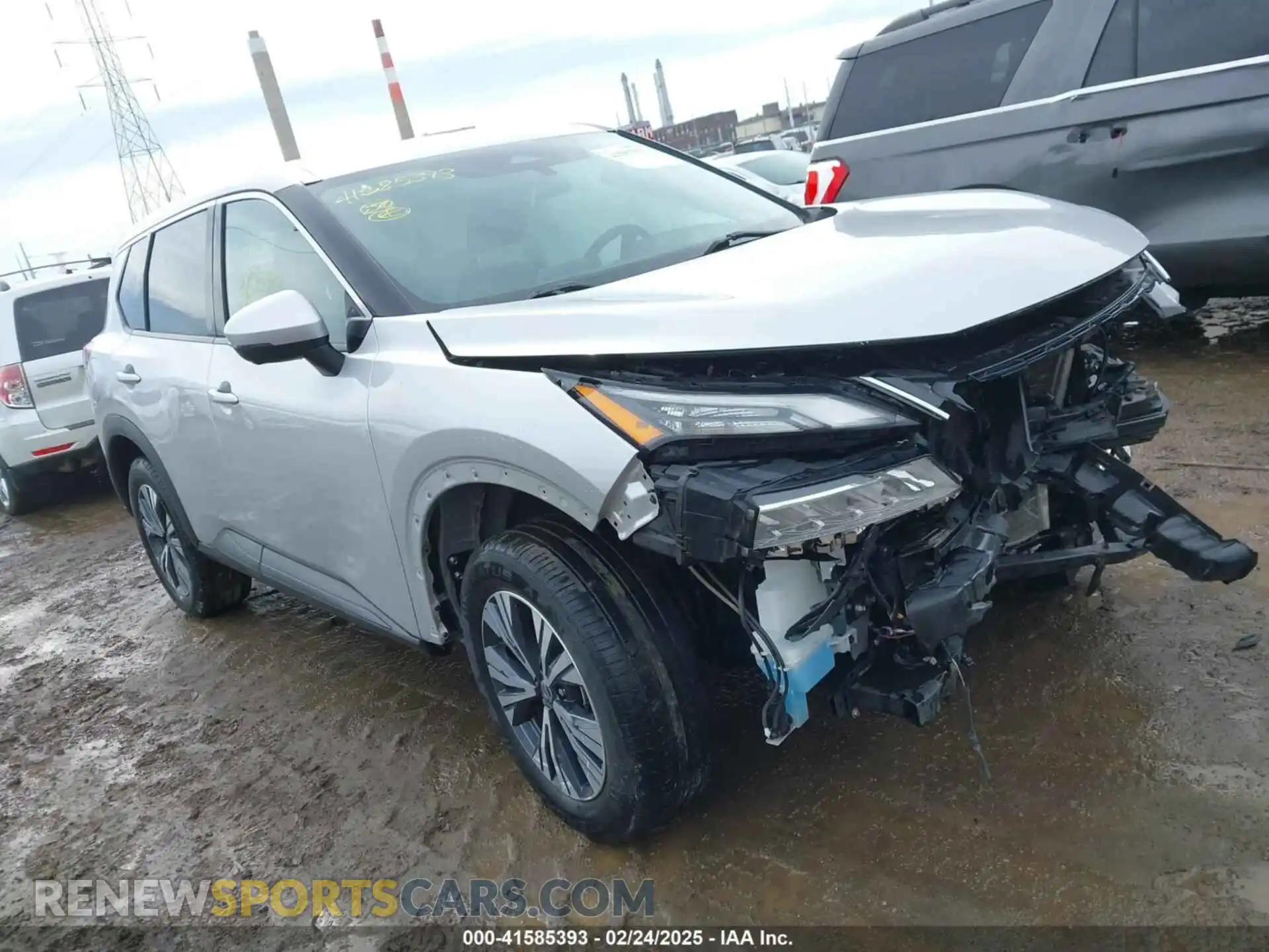 1 Photograph of a damaged car 5N1AT3BA5MC765367 NISSAN ROGUE 2021