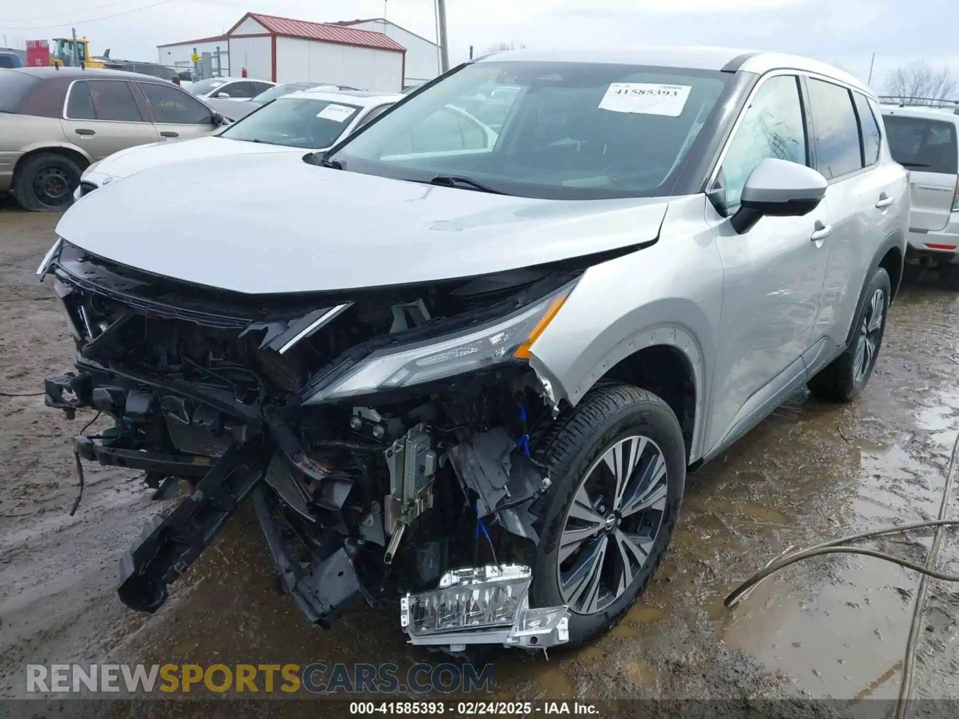 2 Photograph of a damaged car 5N1AT3BA5MC765367 NISSAN ROGUE 2021