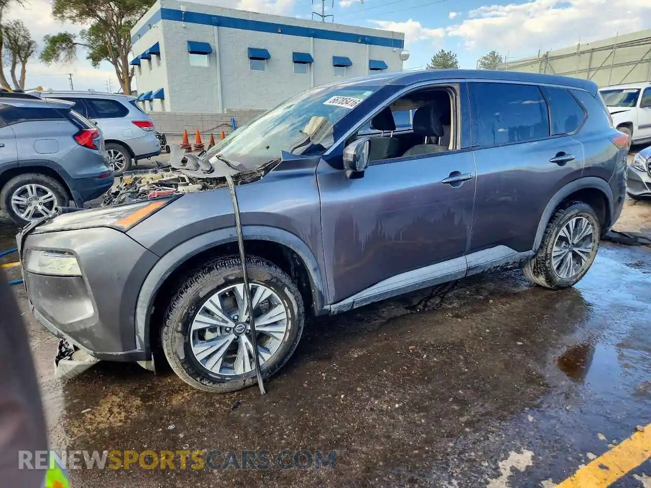 1 Photograph of a damaged car 5N1AT3BA5MC778300 NISSAN ROGUE 2021