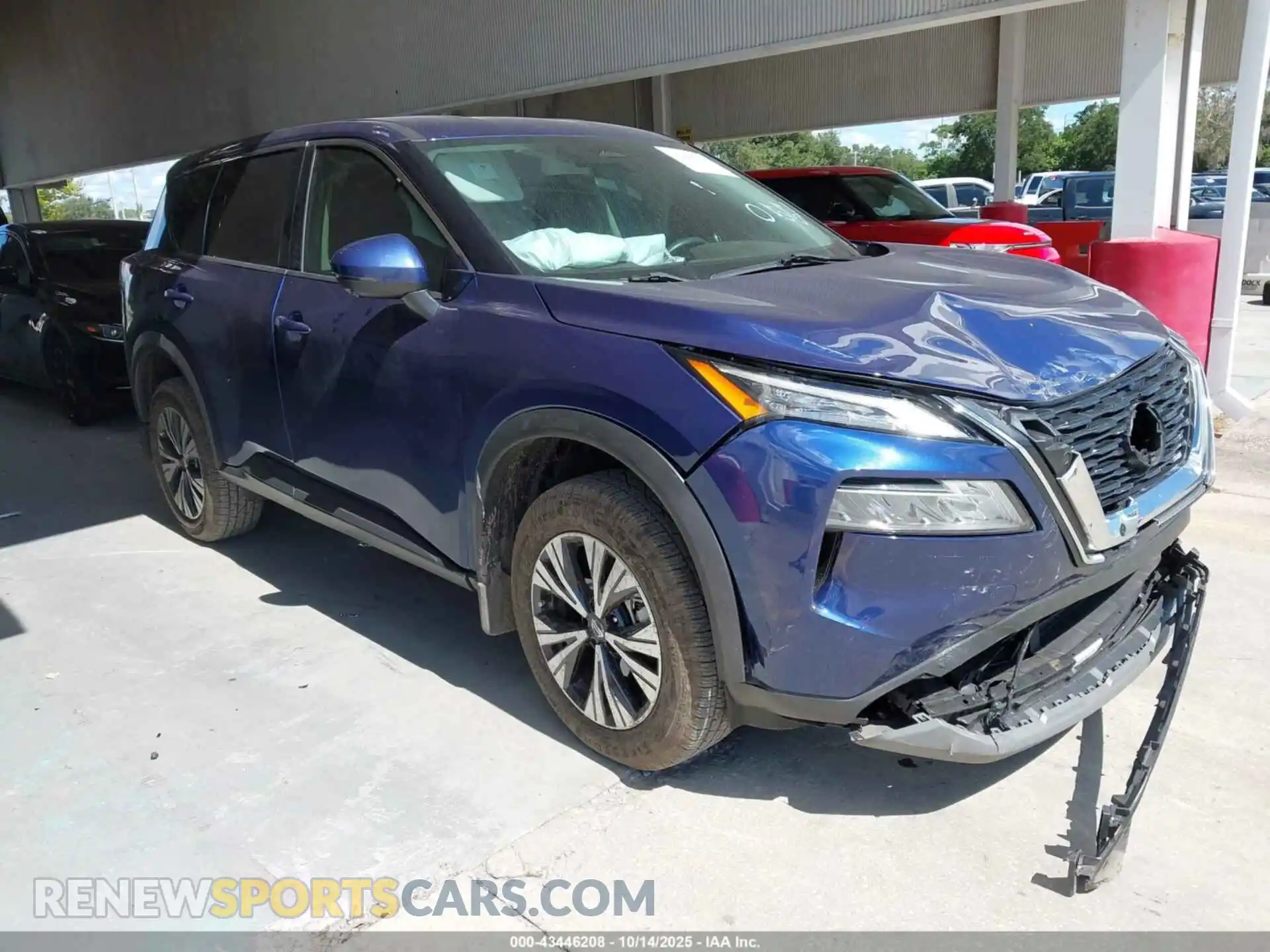 1 Photograph of a damaged car 5N1AT3BA5MC810551 NISSAN ROGUE 2021